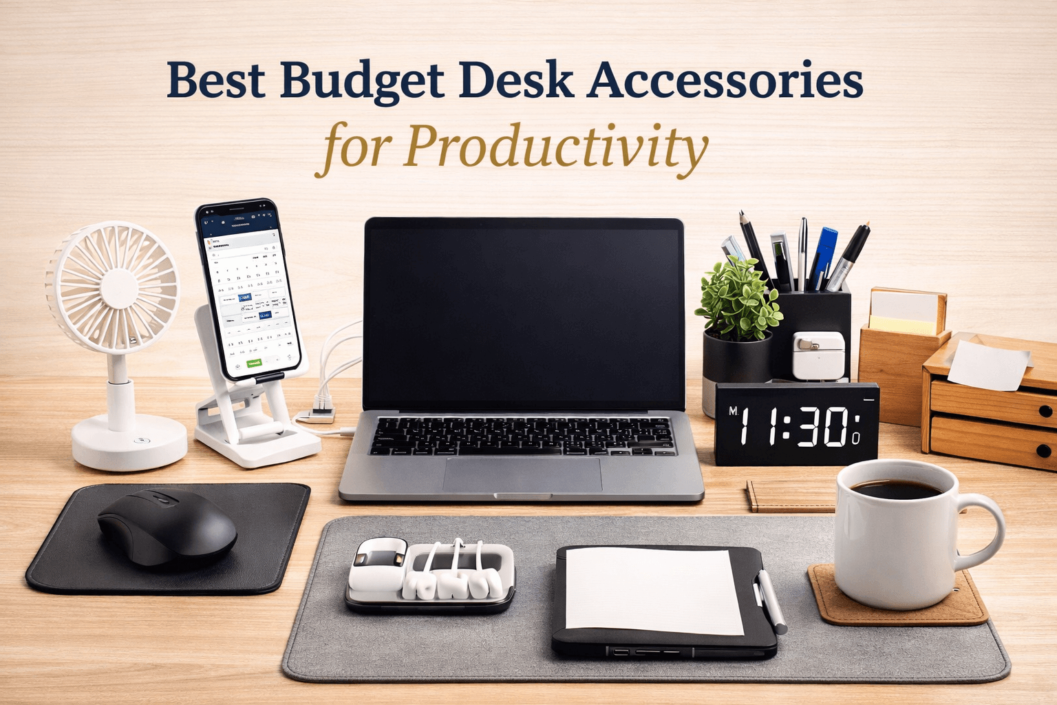 Top 10 Budget Desk Accessories to Enhance Productivity Under $40